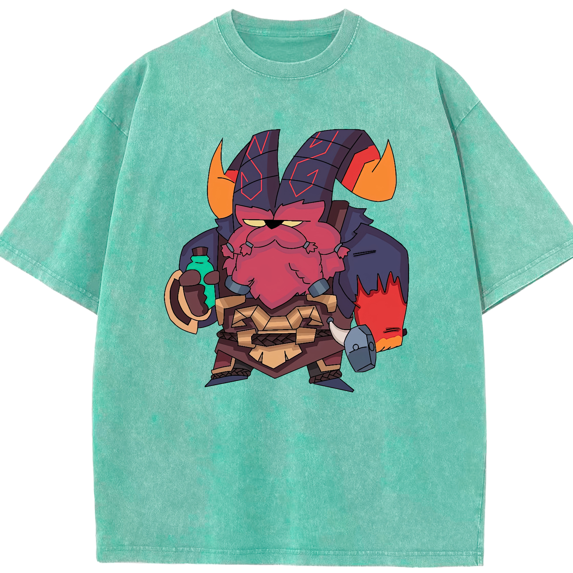 リーグ・オブ・レジェンド League of Legends LOL 綿100% ヴィンテージ風 半袖Tシャツ（フロントプリント）